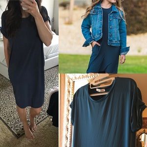 New Brigitte Brianna pocket tee dress